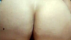 This milf has such a curvy big ass and huge tits, loving every second! 🍑