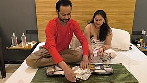 stepdaughter rides dad