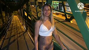 Wife Engages in Street Sex with Well-Endowed Partner