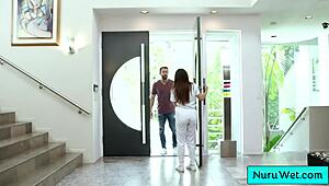 Amazing Wet Nuru Massage by Nicole Doshi and Will Pounder