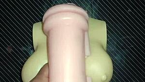 Trio kissy and dolly give blowjob and anal sex on desk