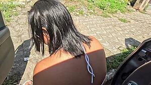 we went to the beach with the nymphet and got up to mischief everywhere. doggystyle and assfucking in every spot.