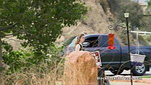 Teen Reality Agent Bends Over for Client's Big Black Cock Hardcore