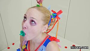 hot nympho taken in anal nuthouse for bizarre bdsm treatment