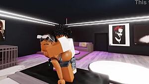 she lost a bet so she had to take on four of us in a challenge