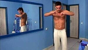 true college girls blonde coed gets handjob and facial after doggystyle fuck