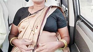 मैं कार में इंडियन कॉल गर्ल को डर्टी टॉक के साथ चोदता हूँ