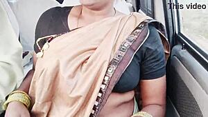 मैं कार में इंडियन कॉल गर्ल को डर्टी टॉक के साथ चोदता हूँ