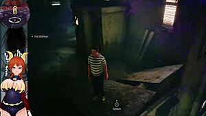 Uncensored Slitterhead game features sexy asian with big tits and ass!