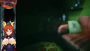 Uncensored Slitterhead game features sexy asian with big tits and ass!