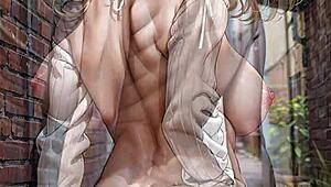 Glamorous Blonde Flashes Under Skirt in Public