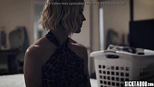 Dirty Stepmom Helps A Big Cock Stepson With Her Hands