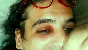 Girlfriend Gives Deep Throat Oral on Balcony