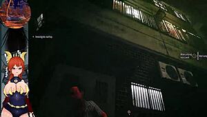 Uncensored Slitterhead game features sexy asian with big tits and ass!