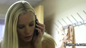 Peculiar Peach Swaps Cum in POV Blowjob and Sucking