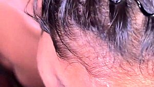 Cute brunette gives slobbery blowjob to bbc in bathroom before going to work -amateur couple- nysdel