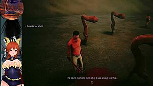 Uncensored Slitterhead game features sexy asian with big tits and ass!