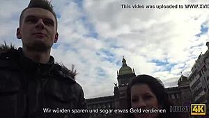 Hunt4K Brunette Jocelyne Z Fucks for Cash!