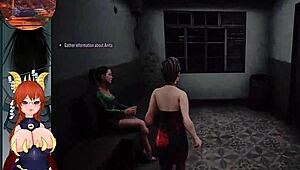 Uncensored Slitterhead game features sexy asian with big tits and ass!