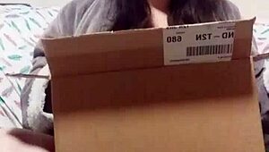 Hey, check out this unboxing of anal toys and wet clothes!