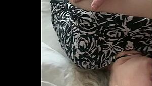 Chubby milf wife pov blowjob swallows cum