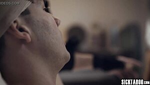 Dirty Stepmom Helps A Big Cock Stepson With Her Hands