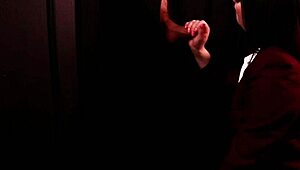 Student Sucks Cock at Gloryhole