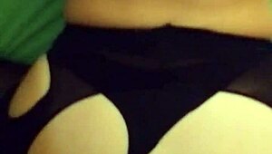 blonde teacher in stockings