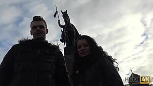 Hunt4K Brunette Jocelyne Z Fucks for Cash!