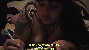 stepfather fucks latina stepdaughter with big cock