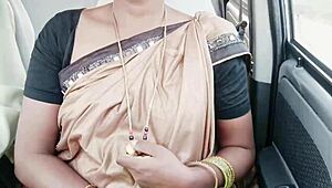 मैं कार में इंडियन कॉल गर्ल को डर्टी टॉक के साथ चोदता हूँ