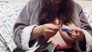 Hey, check out this unboxing of anal toys and wet clothes!