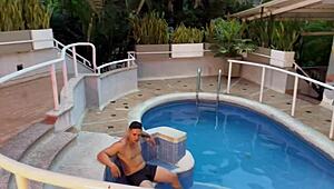 Fucking Stranger In Hotel Pool