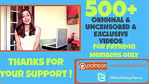 Hot secretary dances seductively in the office while getting fucked