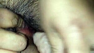 I watch my hot bbw latina girlfriend try two huge dildos