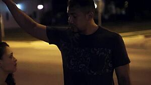 Tiny 19-year-old gets hardfucked doggystyle outdoors after being stranded