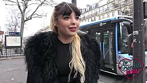 Naomie the sexy European brunette teases and seduces with anal play