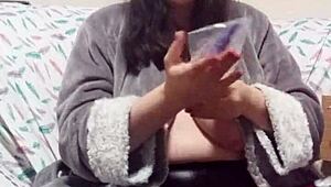 Hey, check out this unboxing of anal toys and wet clothes!