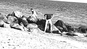 i spotted a huge cock on the nude beach