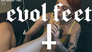 i need you to worship my feet and pussy, pov toes bondage orgasm in lingerie