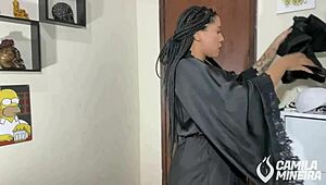 se vestiu de putinha pra levar porra na boca - roleplay - joi