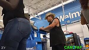 ass bbw hidden cam porn video with close-up fat black