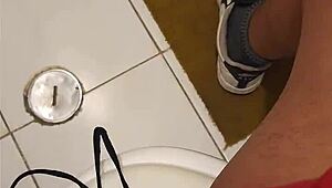 Blonde Whore's Bath Cumshot Surprise