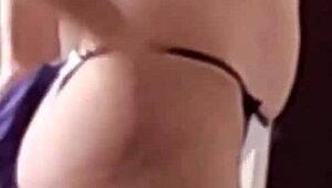 Her first time giving pussy after workout, skinny latina with long hair