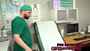 mara luv moans during solo masturbation in latex backstage