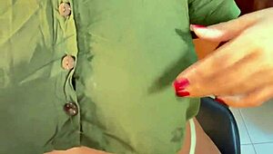 wife fucks big black cock in motel while cuckold films and cums