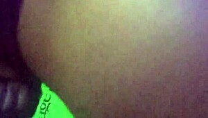 slowly riding my big black monster cock, feeling every inch.