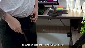 roman savant fucks ary abdul at work, accidental creampie