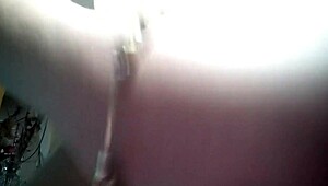 Slim transsexual records her penis video for her girlfriend in homemade solo action