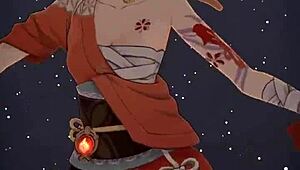 Girl in anime dances sexy, so cute and hot 😍